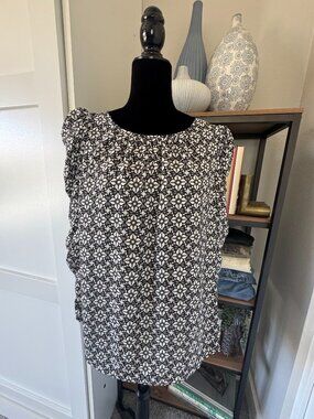 Max Studio Printed Blouse - Size L